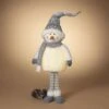 Gerson LED Gray/White Standing Light-Up Snowman Indoor Christmas Decor 31.5 In. -Roman Shop d78ed8fa 47a6 4f98 a837 2acfaa4b12ae