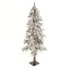 Gerson 5 Ft. Slim LED 150 Ct Flocked Alpine Christmas Tree -Roman Shop dd33573e f232 49ea 878e 05d04d5f1eec