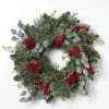 Gerson 24 In. D Red Berry Christmas Wreath -Roman Shop dd821a43 1da7 4f41 a63a 84bc9a110324
