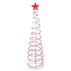 Celebrations LED Multi Spiral 5 Ft. Yard Decor