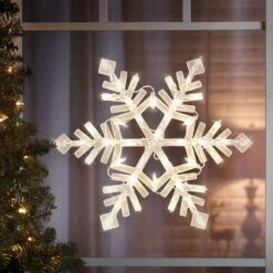 Impact Innovations Snowflake Silhouette 17 In. Hanging Decor -Roman Shop df52abc4 8c08 412c 8f1b f3b69b7ec591