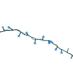 Holiday Bright Lights LED Rice Blue 250 Ct String Christmas Lights