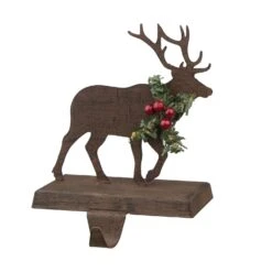 Glitzhome Multicolored Reindeer Stocking Holder 6.5 In. -Roman Shop e8beb59e a3ab 4a41 9b9a 2551212acad2