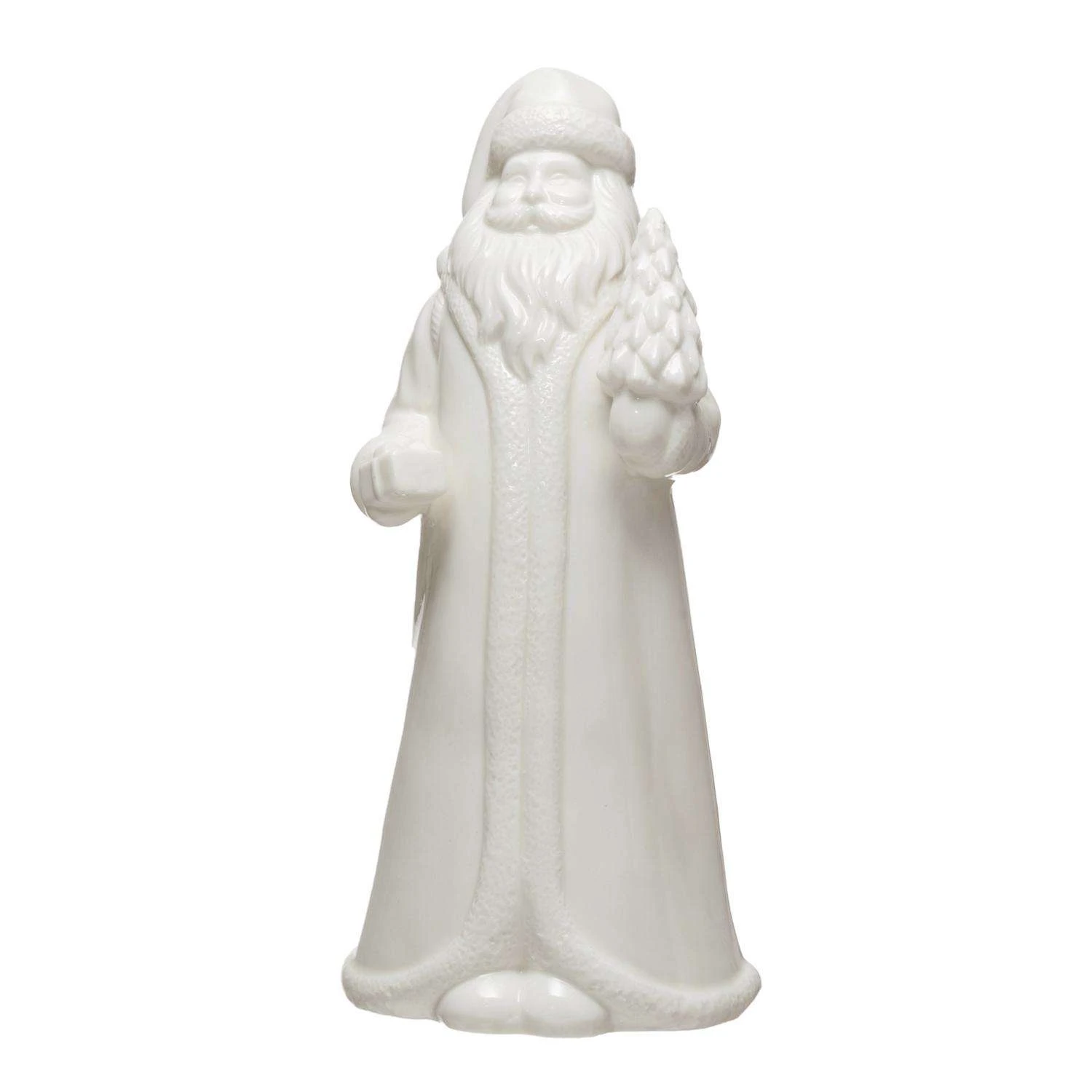 Creative Co-Op White Santa Claus Figurine 10 In. 3 Creative Co-Op White Santa Claus Figurine 10 In.