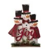 Glitzhome Muticolored Snowman Family Table Decor 18 In. -Roman Shop f40d3d7e 95ed 44dc a4f9 8b50a92e4c0b