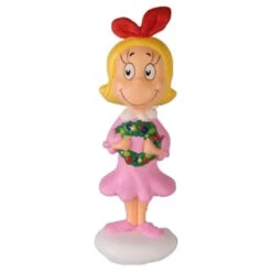 Dr. Seuss Cindy Lou Who With Wreath 36 In. Blow Mold