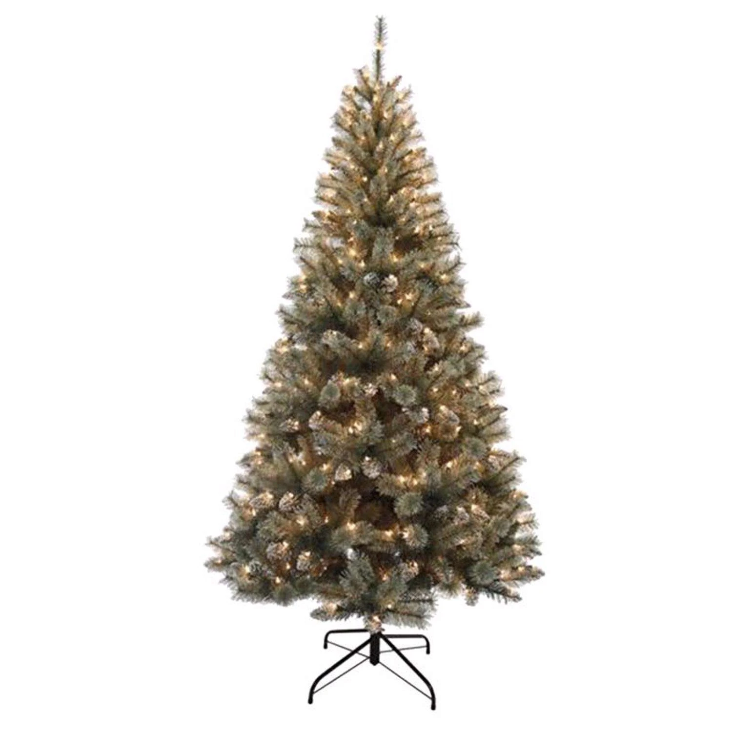 Celebrations 7 Ft. Full Incandescent 400 Lights Frosted Cashmere Christmas Tree 3 Celebrations 7 Ft. Full Incandescent 400 Lights Frosted Cashmere Christmas Tree