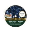 Holiday Bright Lights LED Rice Cluster Warm White 1000 Ct Christmas Lights