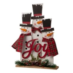 Glitzhome Muticolored Snowman Family Table Decor 18 In. -Roman Shop f96508b8 ef28 4d31 a051 beaf57580341