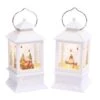Gerson White Spinning Water Globe Lantern 8.5 In. -Roman Shop fdb93938 2b94 4cc8 b4e4 6c7ea2a356ad
